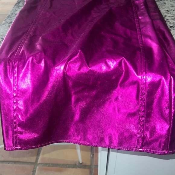 Pink metallic dress - Picture 7 of 10
